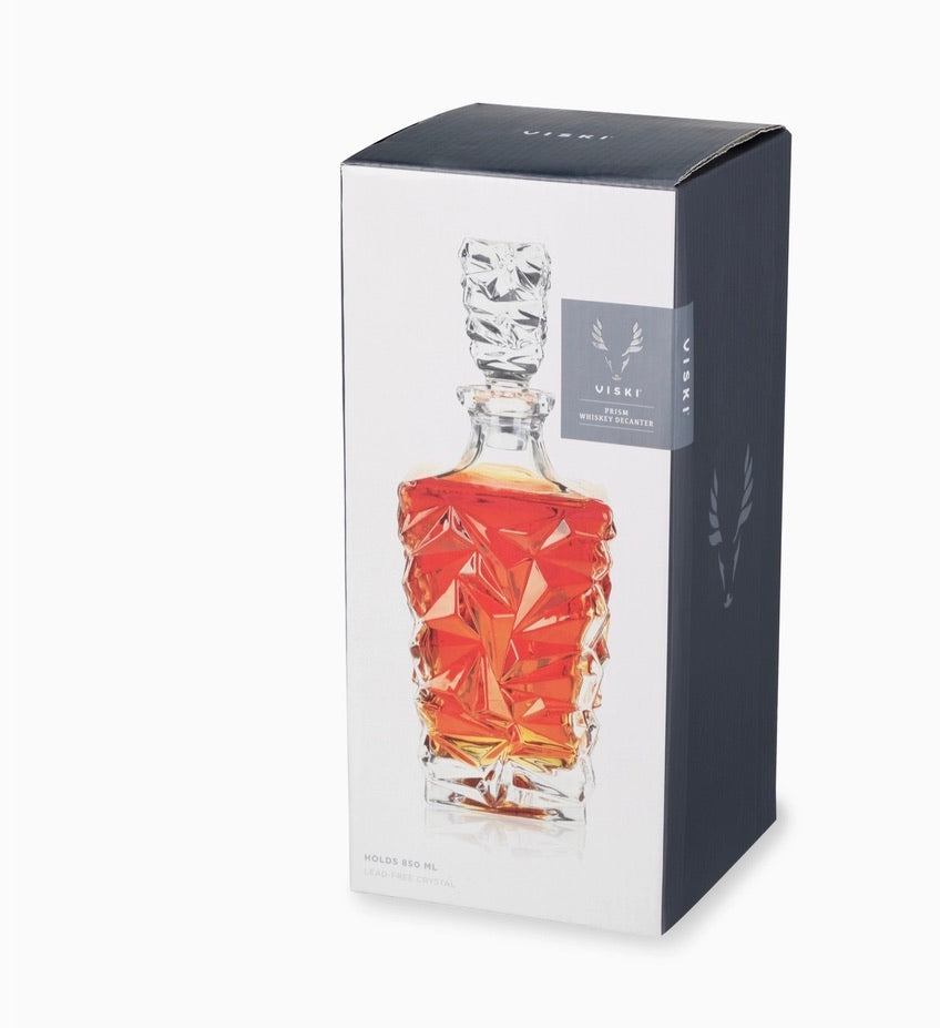 Prism Crystal Whiskey Decanter 29 oz
