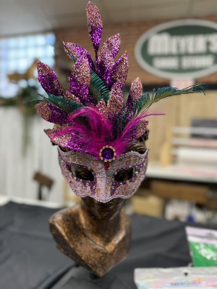 Mardi Gras Mask Fun 💜💚💛