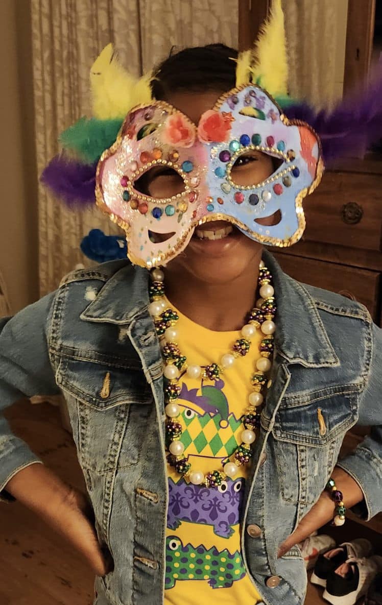 Mardi Gras Mask Fun 💜💚💛