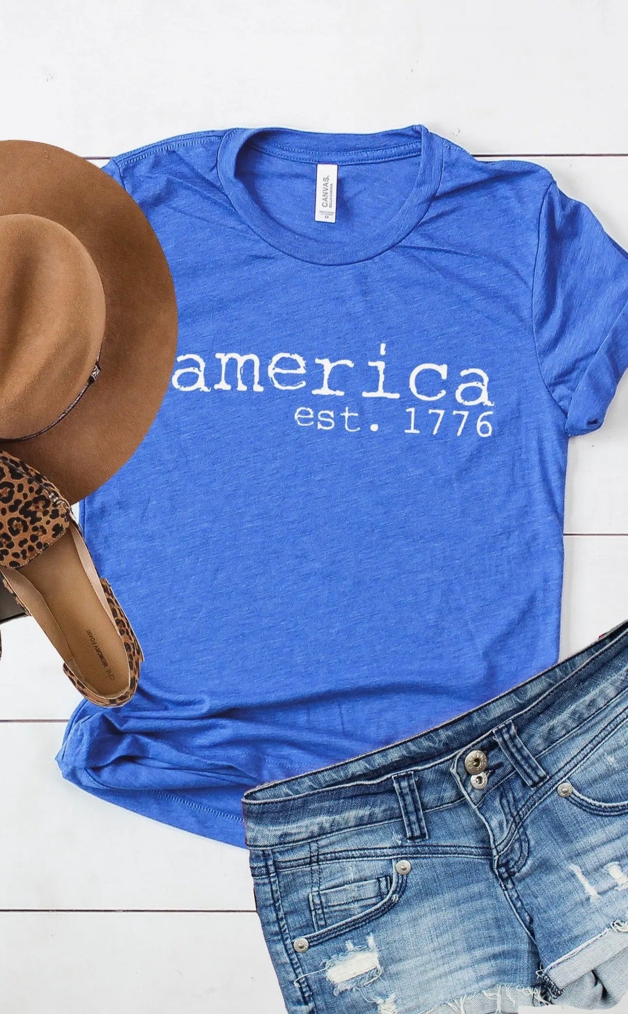 America Est 1776 tee