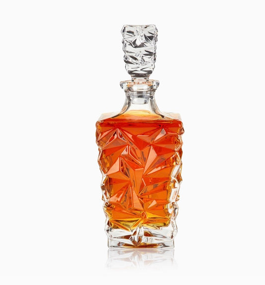 Prism Crystal Whiskey Decanter 29 oz
