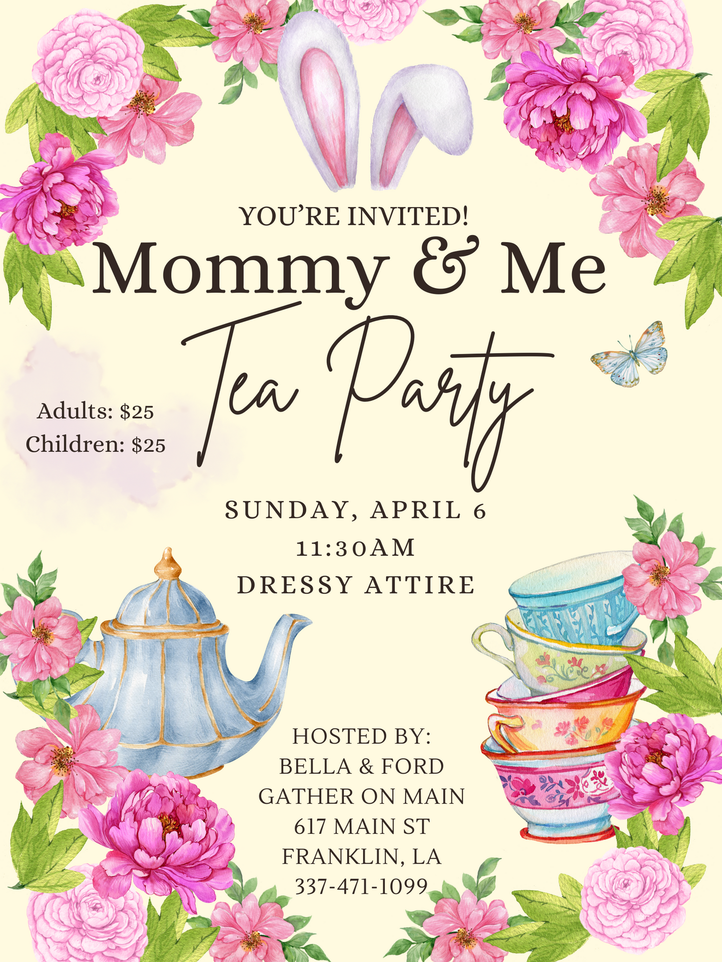 Mommy & Me Tea Party!
