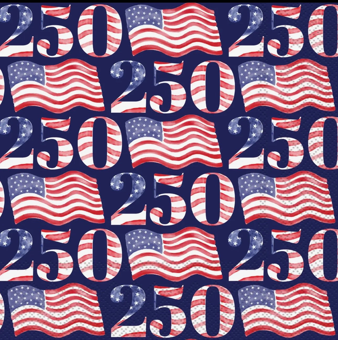 250th America Cocktail Napkins - 20 Ct